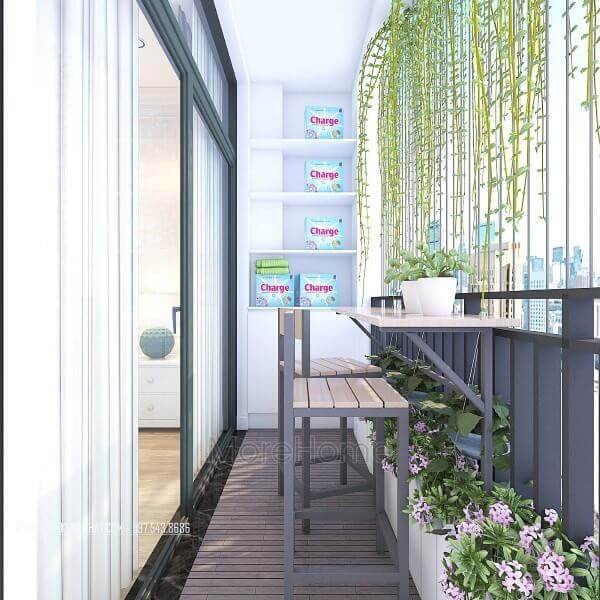 Thiết kế ban công chung cư Times City